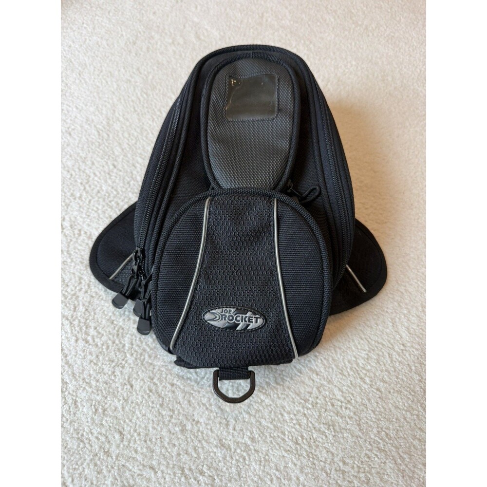Joe Rocket Manta XL Motorcycle Tank Bag Storage Magnetic Mount Black